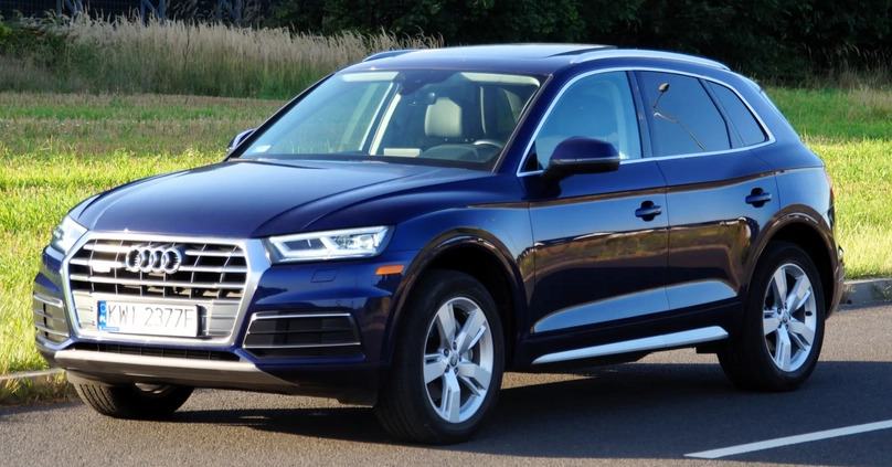 Audi Q5 cena 129900 przebieg: 47000, rok produkcji 2019 z Katowice małe 254